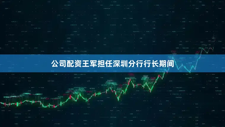 公司配资王军担任深圳分行行长期间